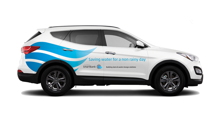 Vehicle branding for Southern Water Engineering